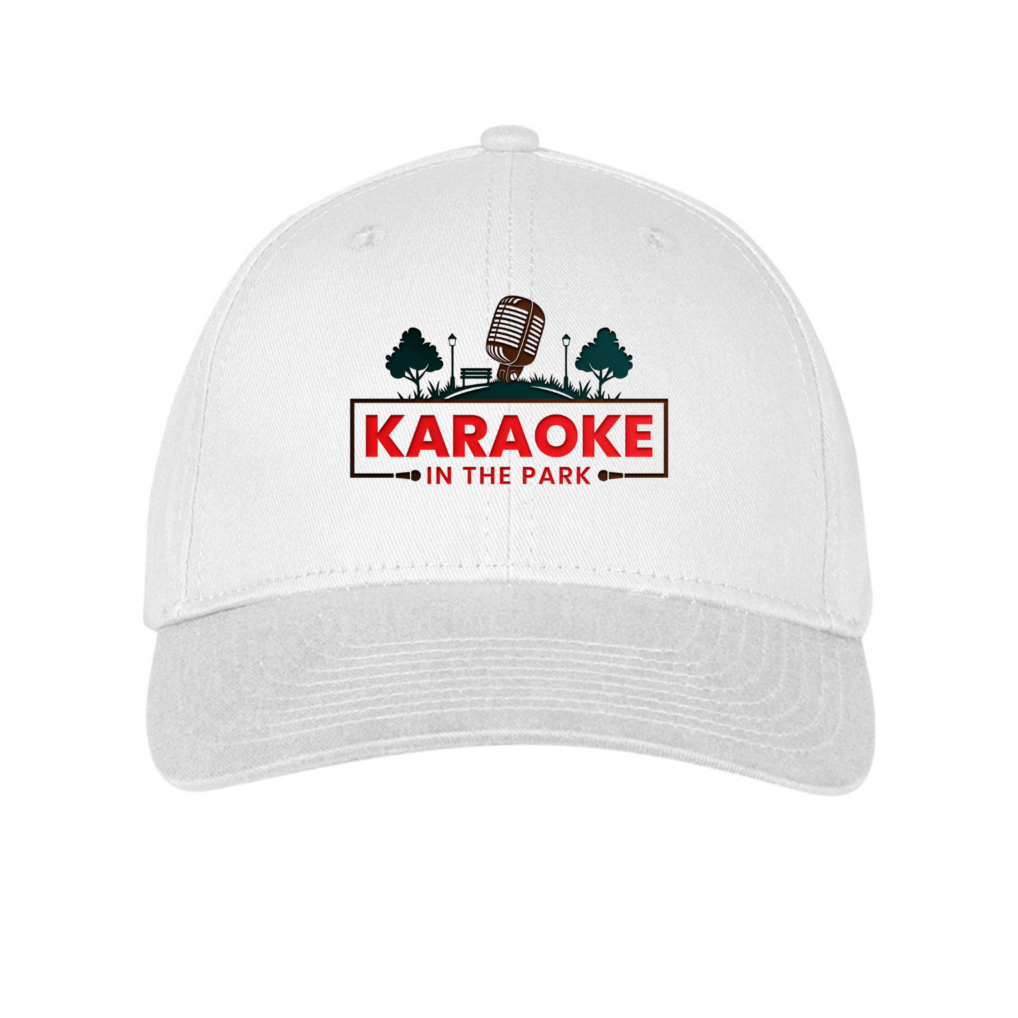 KARAOKE IN THE PARK WHITE HAT